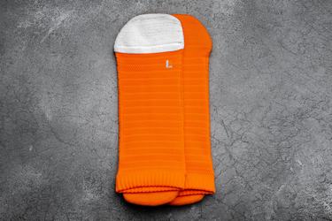 Nobull Low Neon Women's Socks Orange White | Australia (UH4918)